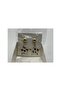 Dalmatian Patterned Gold Hanging Nail Earrings - 5