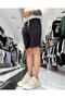 Modal Fabric Belt Detailed Men's Shorts Black - 8