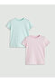 Original Oval Collar Girls' T-Shirt 2-Pack