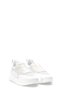 Tugerdi White Genuine Leather White Light Sole Lace-Up Stylish Women's Casual Shoes Tg099822611420