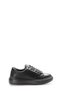 Tugerdi Black Genuine Leather Light Sole Lace up Quality Women's Casual Shoes Tg091362613462 - 4