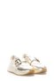 Tugerdi Beige Gold Genuine Leather Belted Thermo Sole Quality Women's Casual Shoes Tg090102618121