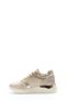 Tugerdi Beige Atin Suede Genuine Leather Lace-Up Thermo Sole Women's Casual Shoes Tg0975726125451 - 3