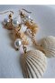 Pearl and Seashell Bohemian Earrings - 7