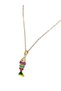 Colorful Steel Fish Necklace M7