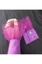 Siona Pleated Tulle Removable Cuff Purple - 6
