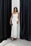 White Lace Strappy Dress with Handles - 7