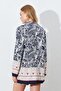 Women's Black Skirted Juicy Blazer Jacket - 7