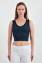 جسم أساسي من قماش قميص V-Neck - 6
