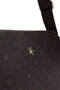 Women's Vegan Brown Pattern Shoulder Bag - 3