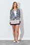 Women's Black Skirted Juicy Blazer Jacket - 5