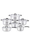 12-piece Stainless Steel Cookware Set