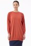 Shoulders Stone Printed Rayon Tunic Salmon - 3