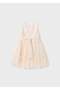 Abel&Lula Girl's Dress with Tulle - Cream - 3