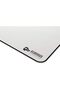 3XL Extended Gaming Mouse Mat/Pad - Large, Wide White Cloth Mousepad, Stitched Edges | 24"x - 3
