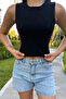 Women's Lycra Zero Sleeve Crop Tank Top - 5