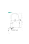 Chrome Drop Bowl Sink Faucet - 2
