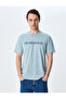 Crew Neck Regular Fit Cotton Short Sleeve Slogan Printed T-Shirt - 3