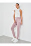 Broad Waistband Zipper Pocket Leggings
