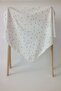 Ekru Star Patterned 100% Cotton 80X90 cm Single Layer Baby Blanket - 3