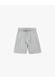 Cotton Tie Waist 2-Piece Basic Shorts Set - 2