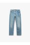 Regular Waist Cotton Straight Fit Jean Pants - Mark Jean - 4
