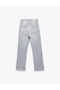 High Waist Slim Fit Button Pockets Spanish Leg Crop Jean Pants - Flare Jeans - 5