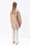 Mink-Gold Button Cotton Poplin Shirt - 3