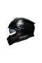 K7 Mat Siyah Kapalı Kask - 4