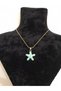 Star Model Pastel Color Shiny Steel Necklace - 2