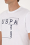Men's Regular Fit White Crew Neck T-Shirt 50306908-Vr013 - 7