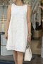 Beige Fisto Sleeveless Dress 28970 - 4