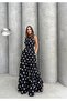 Patterned Flared Belted Design Jumpsuit - 7