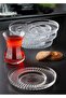 Elsyia Glass Compatible Tea Saucer 13 cm 6 Pieces