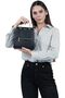 Aurelia Women's Shoulder Crossbody Handbag with Embellished Handles - 7