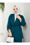 Women's Waist Tie-Detail Pants Set - 3
