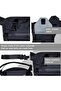 Vector Waist Bag for Men & Women, Drop Leg & Crossbody Bag with Detachable Strap (Black) - 4