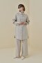 Oversize Linen Tunic Beige with Sleeve Detail