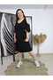 Plus Size Colorful Piping Dress - 3