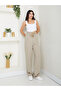 Linen Mixed Relaxed Fit Summer Pants # 7665 - 3