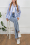 Striped Casual Long Sleeve Shirt - 5
