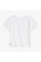 Classic Women's Slim Fit Printed White T-Shirt - 4