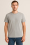 Stone Color Men's Back Printed Cotton Tshirt - 3