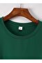 Snake Heart Graphic Printed Cotton Combed Green T-Shirt - 3