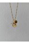 Oyster Detailed Letter and Evil Eye Necklace - 2