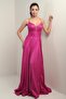 Lined Glitter Long Evening Dress with Rope Straps - 3