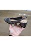 Women's Blunt Toe Wide Mold Scalloped Toe Open Back Heel Shoes For Bone Protrusion - 6