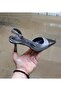 Women's 7 cm Thin Heel Closed Front Open Back Both Daily and Evening Dress Heeled Shoes - 6