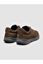 100% Genuine Leather Khaki Suede Lace-Up Men's Sports Shoes - 3