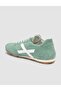Monamae 100% Genuine Leather Green Suede Lace-Up Women's Sneaker - 5